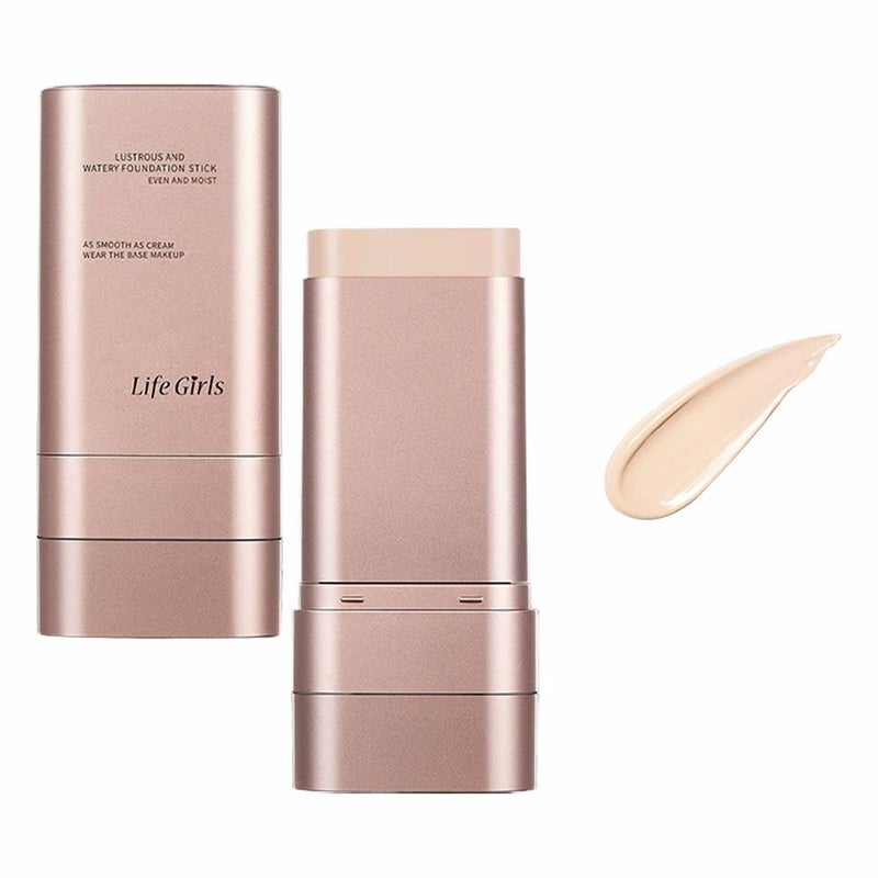 Eraser Double-Ended Watery Foundation Stick: Natural, refreshing, moisturizing, long-lasting, brightening, concealing, and long-lasting foundation.